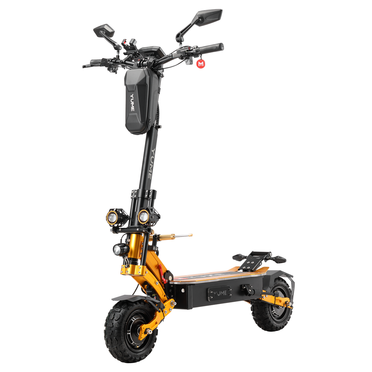 YUME X11+ 11" Trottinette électrique tout-terrain 3000W*2 Moteurs doubles 60V 27Ah/30Ah Batterie