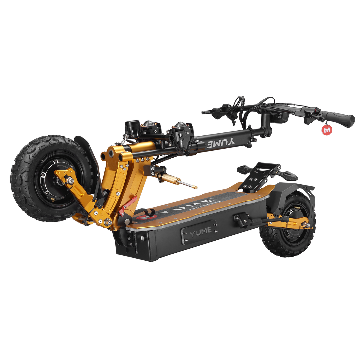 YUME X11+ 11" Trottinette électrique tout-terrain 3000W*2 Moteurs doubles 60V 27Ah/30Ah Batterie