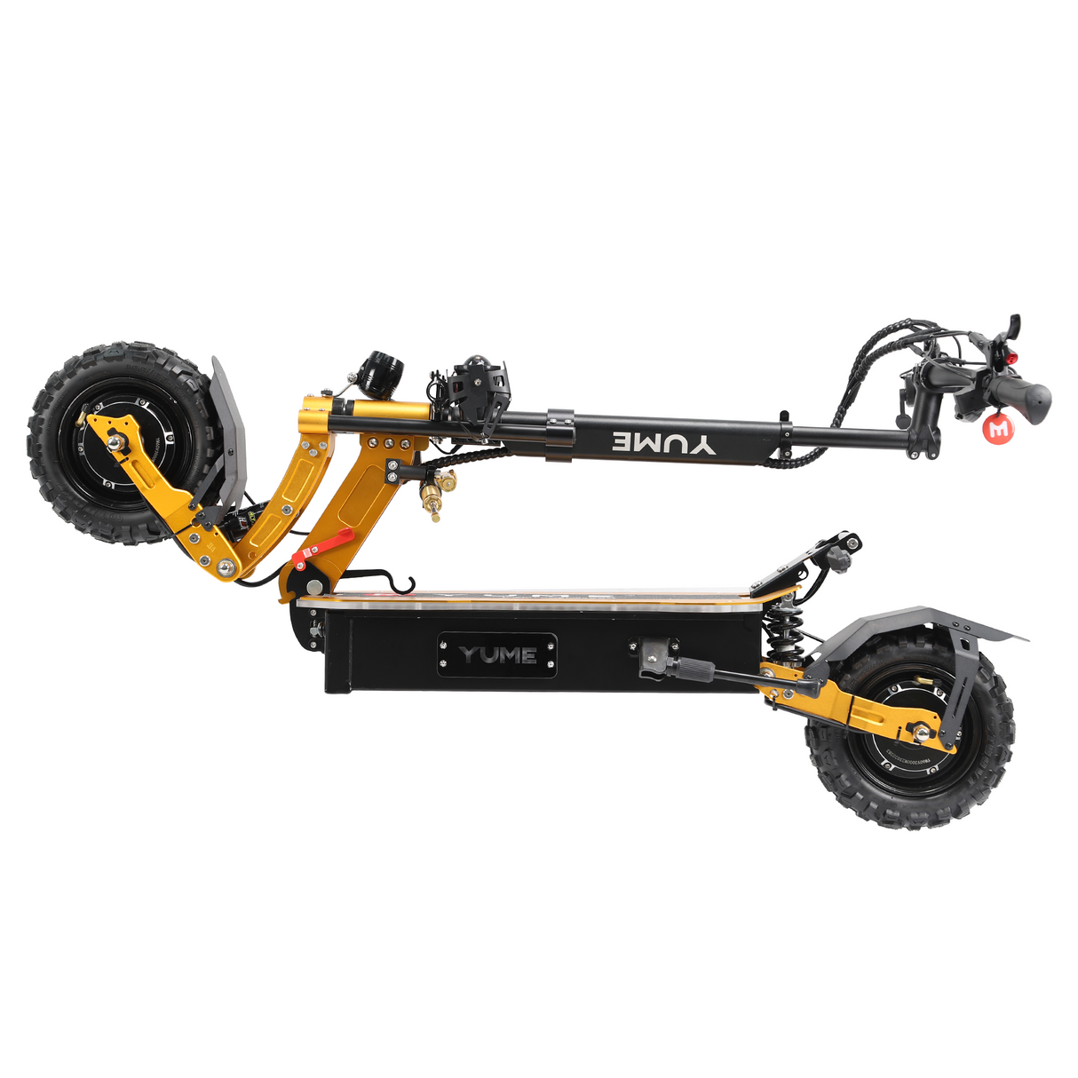 YUME X11+ 11" Trottinette électrique tout-terrain 3000W*2 Moteurs doubles 60V 27Ah/30Ah Batterie
