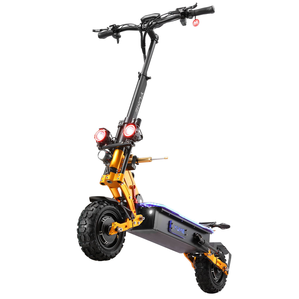 YUME X11+ 11" Trottinette électrique tout-terrain 3000W*2 Moteurs doubles 60V 27Ah/30Ah Batterie