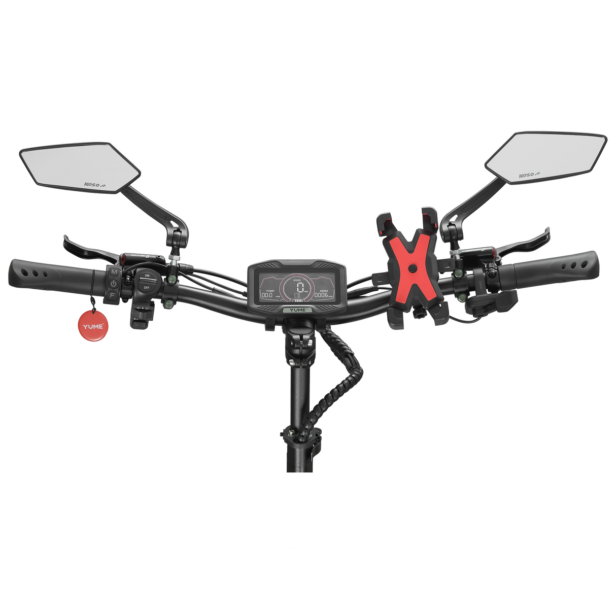 YUME X11+ 11" Trottinette électrique tout-terrain 3000W*2 Moteurs doubles 60V 27Ah/30Ah Batterie
