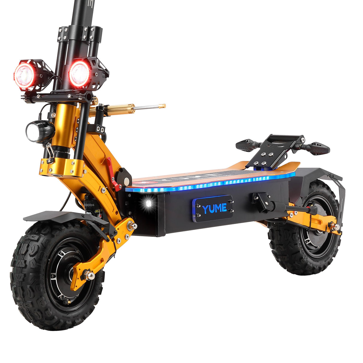 YUME X11+ 11" Trottinette électrique tout-terrain 3000W*2 Moteurs doubles 60V 27Ah/30Ah Batterie