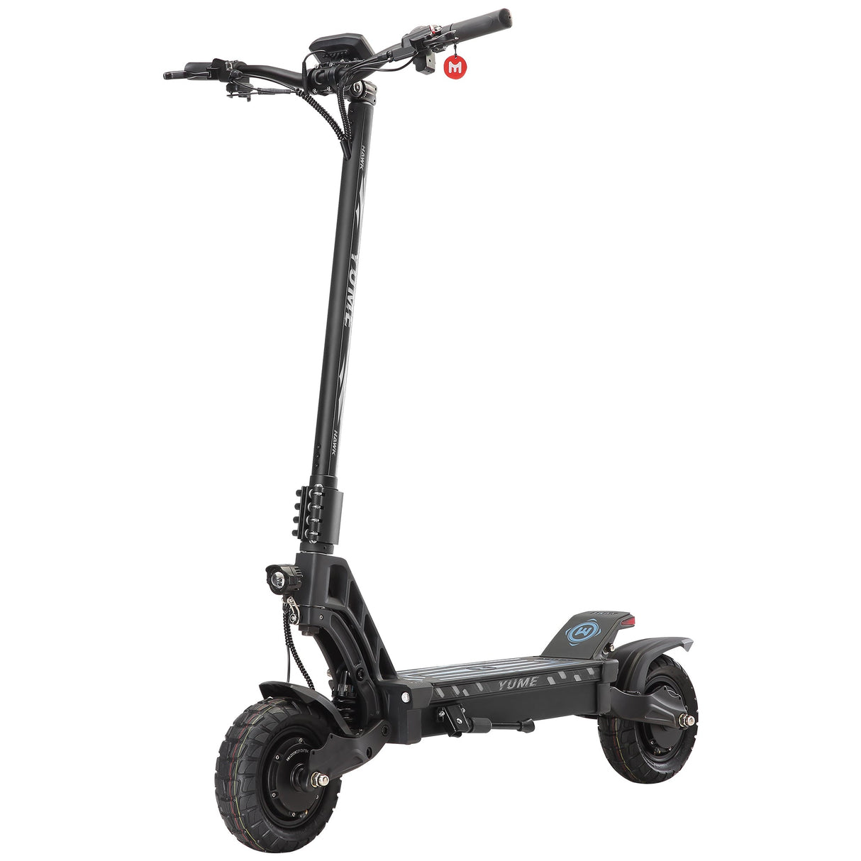 YUME Hawk 10" Trottinette électrique tout-terrain 1200W*2 Deux moteurs 60V 22.5Ah Batterie