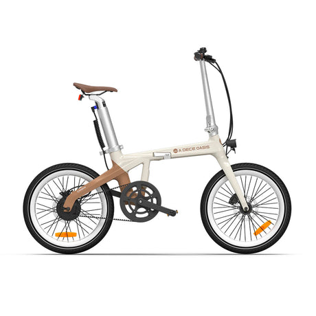 Bicicleta eléctrica plegable de carbono ADO Air Carbon de 20", la más ligera, con motor de 250 W y batería de 36 V y 9,6 Ah, con aplicación.