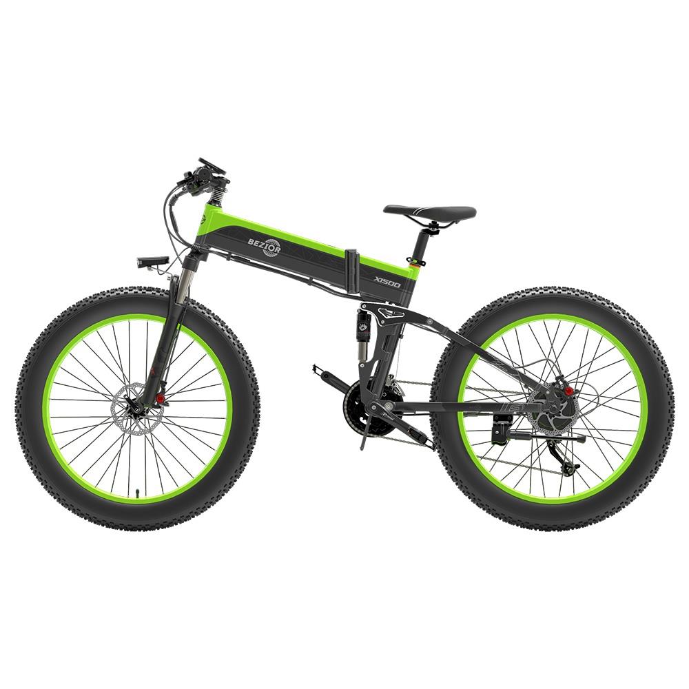 BEZIOR X1500 26" VTT électrique 1500W Moteur 48V 12,8Ah Batterie