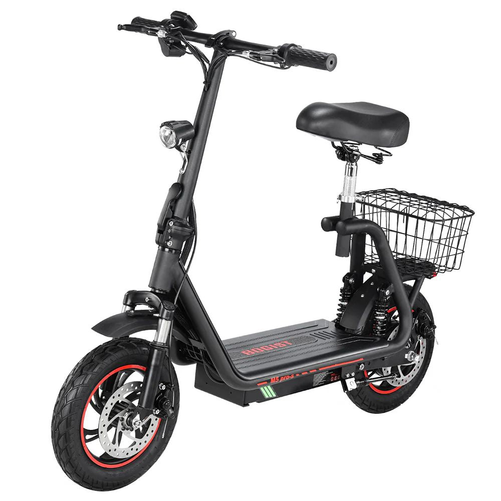 Bogist M5 Pro-S 12" Trottinette électrique pliante 500W Moteur 48V 13Ah Batterie avec siège