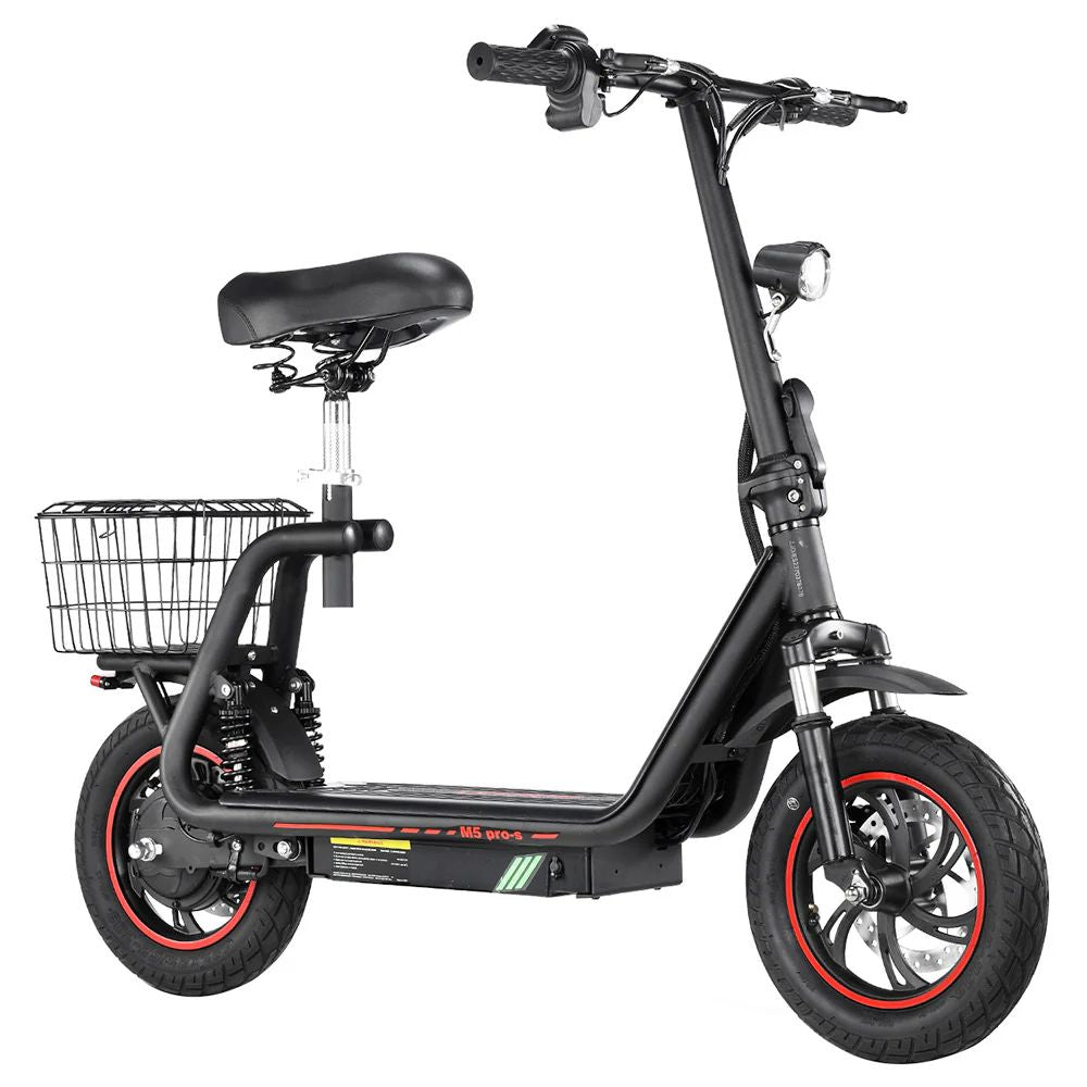 Bogist M5 Pro-S 12" Trottinette électrique pliante 500W Moteur 48V 13Ah Batterie avec siège