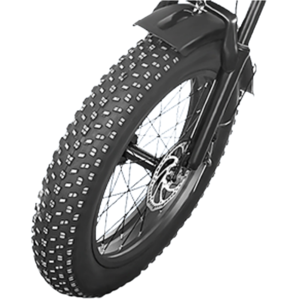 Bicicleta eléctrica todoterreno EMOKO C91 de 20 pulgadas con neumáticos anchos, motor de 1000 W y batería de 48 V y 20 Ah