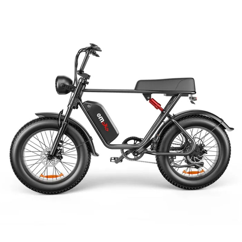 Bicicleta eléctrica todoterreno EMOKO C91 de 20 pulgadas con neumáticos anchos, motor de 1000 W y batería de 48 V y 20 Ah