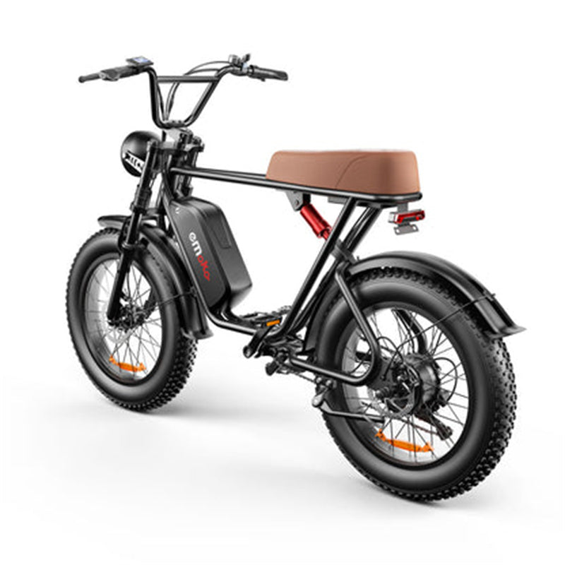 Bicicleta eléctrica todoterreno EMOKO C91 de 20 pulgadas con neumáticos anchos, motor de 1000 W y batería de 48 V y 20 Ah