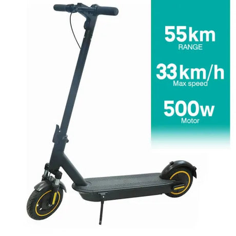 EMOKO HT-H4 Max 10 pouce Trottinette électrique pliante 500W Moteur 36V 15Ah Batterie Avec APP Et Suspension 55km gamme 33km/h vitesse max gleeride