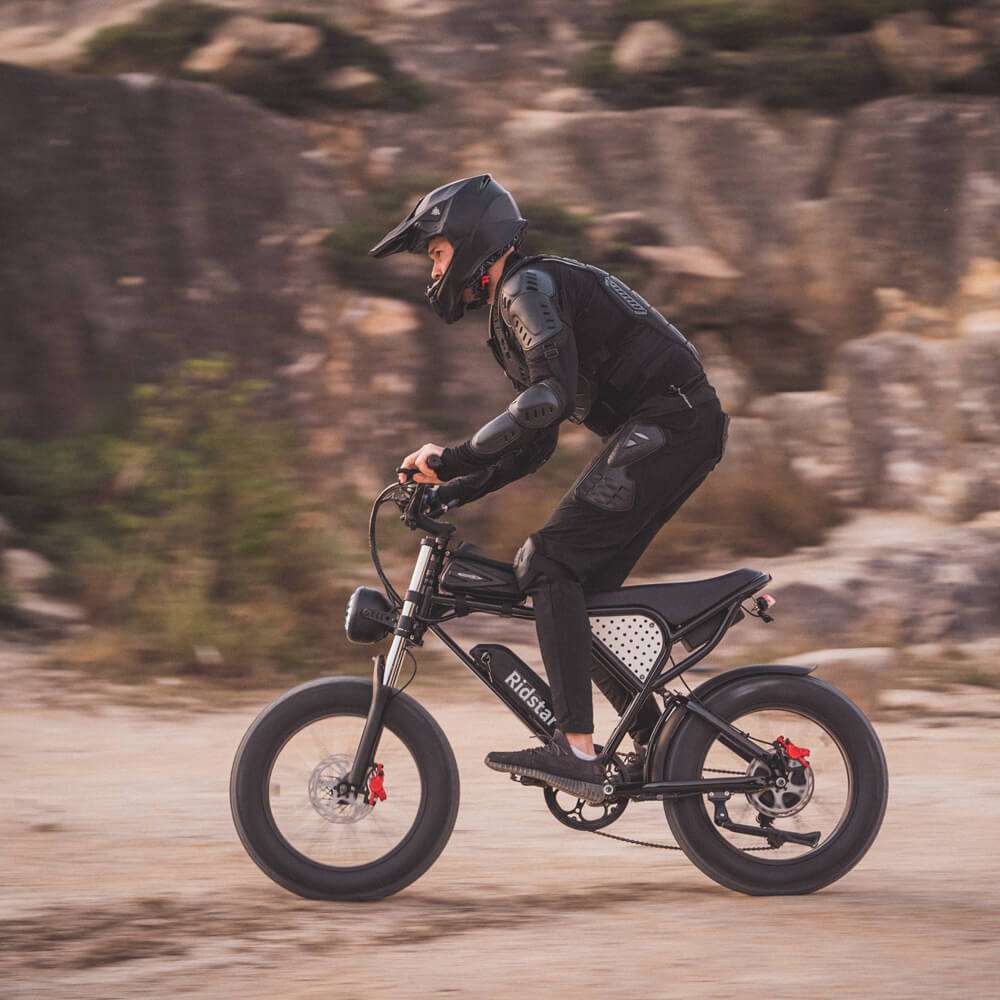Ridstar-Q20-Fat-Tires-Vélo-électrique-1000W-Moteur-48V-20Ah-Batterie-noir