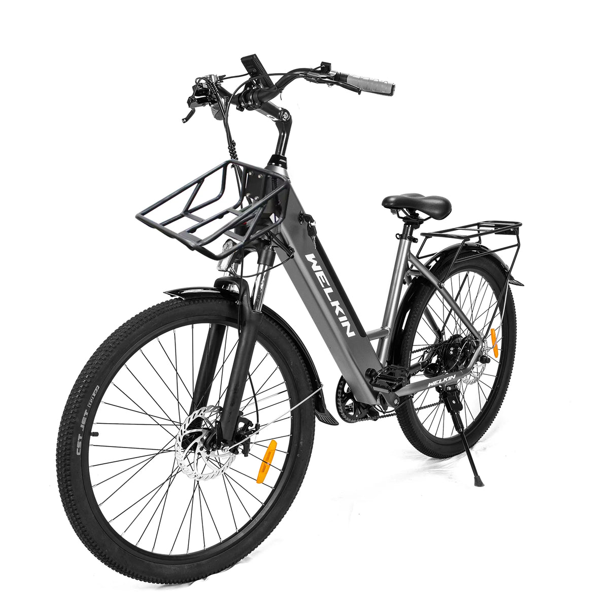 Bicicleta de montaña eléctrica WELKIN WKEM002 de 27,5", motor de 350 W, batería de 36 V y 15 Ah/18 Ah