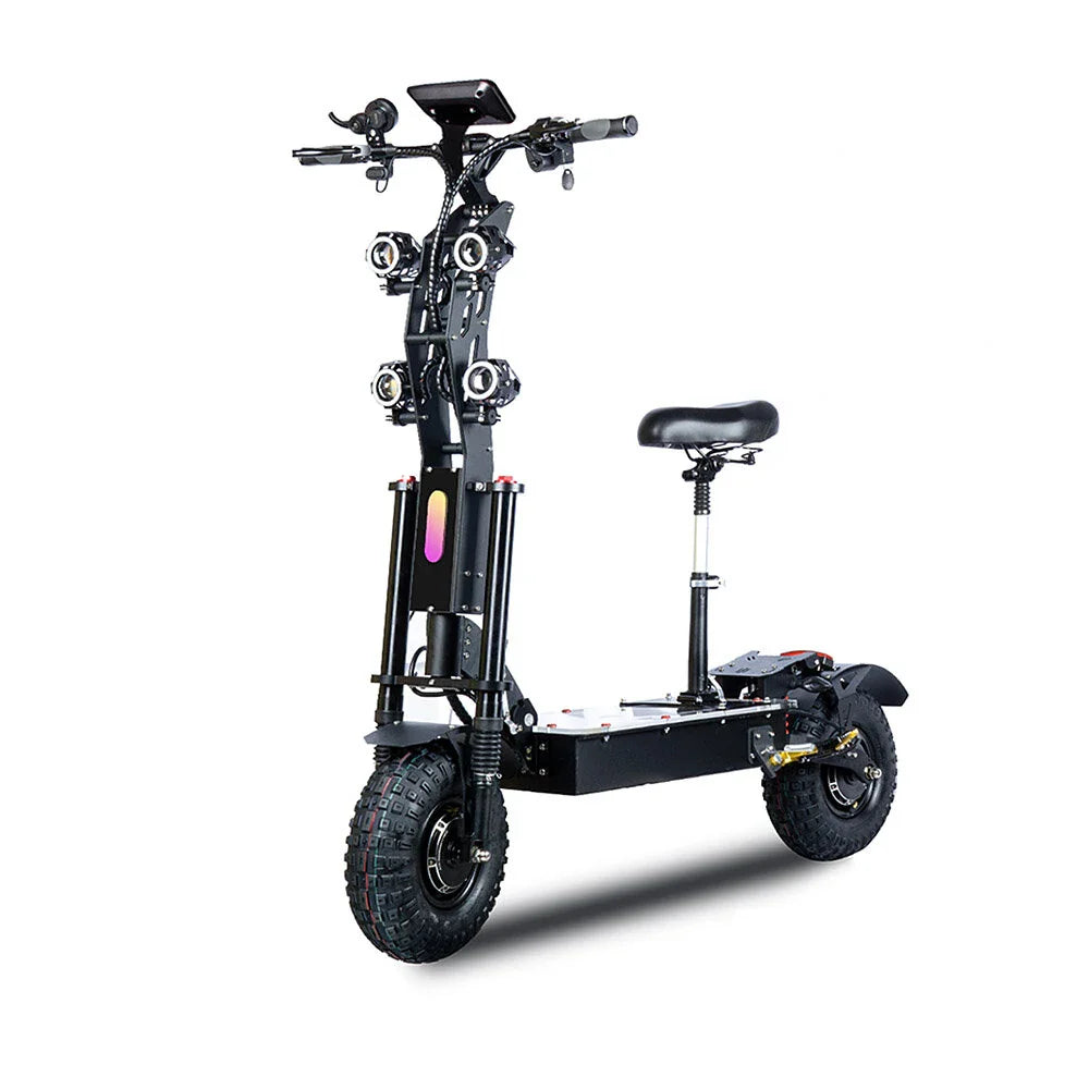 TOURSOR X1460V 14" Scooter électrique pliant avec siège 4000W*2 Double Moteurs 60V 45Ah Batterie