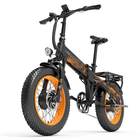 LANKELEISI X2000 MAX 20" Vélo électrique pliant 2000W Dual Motor 1000W*2 48V 20Ah Batterie