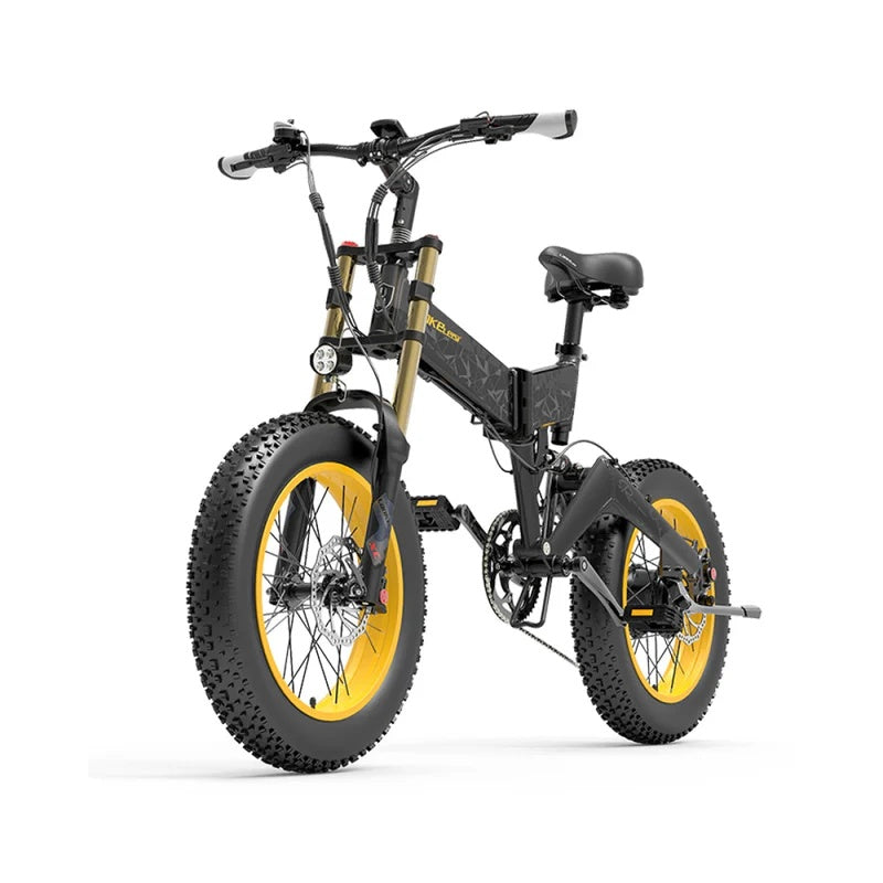 LANKELEISI X3000PLUS-UP Vélo Électrique Tout-Terrain 20" Moteur 1000W 48V 17,5Ah Batterie