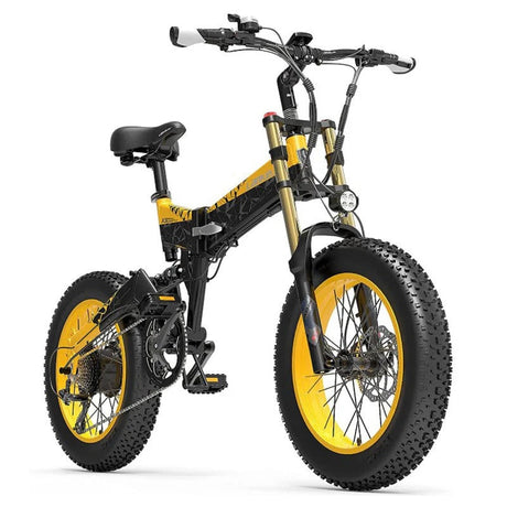 LANKELEISI X3000PLUS-UP Vélo Électrique Tout-Terrain 20" Moteur 1000W 48V 17,5Ah Batterie
