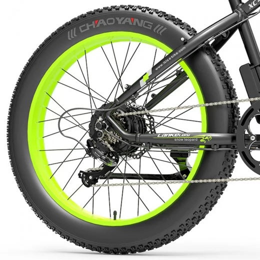 Lankeleisi XC4000 26" Vélo de montagne électrique Fat Tire 1000W Moteur 48V 17,5Ah Batterie