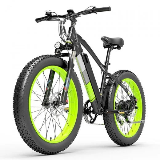 Lankeleisi XC4000 26" Vélo de montagne électrique Fat Tire 1000W Moteur 48V 17,5Ah Batterie