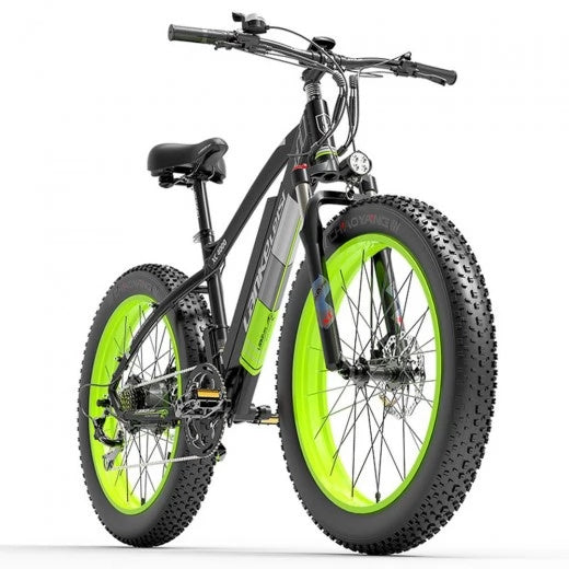 Lankeleisi XC4000 26" Vélo de montagne électrique Fat Tire 1000W Moteur 48V 17,5Ah Batterie