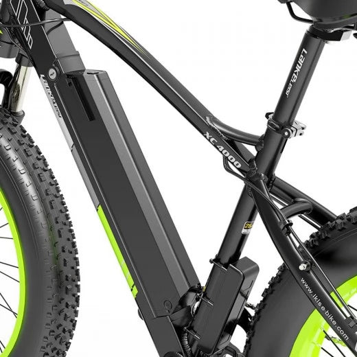 Lankeleisi XC4000 26" Vélo de montagne électrique Fat Tire 1000W Moteur 48V 17,5Ah Batterie