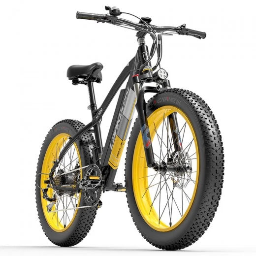 Lankeleisi XC4000 26" Vélo de montagne électrique Fat Tire 1000W Moteur 48V 17,5Ah Batterie