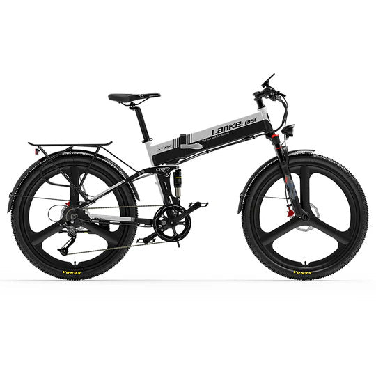 Lankeleisi XT750 Sports 26" Vélo électrique pliant 500W Moteur 48V 12,8Ah Batterie