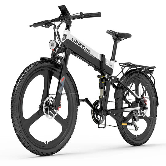 Lankeleisi XT750 Sports 26" Vélo électrique pliant 500W Moteur 48V 12,8Ah Batterie