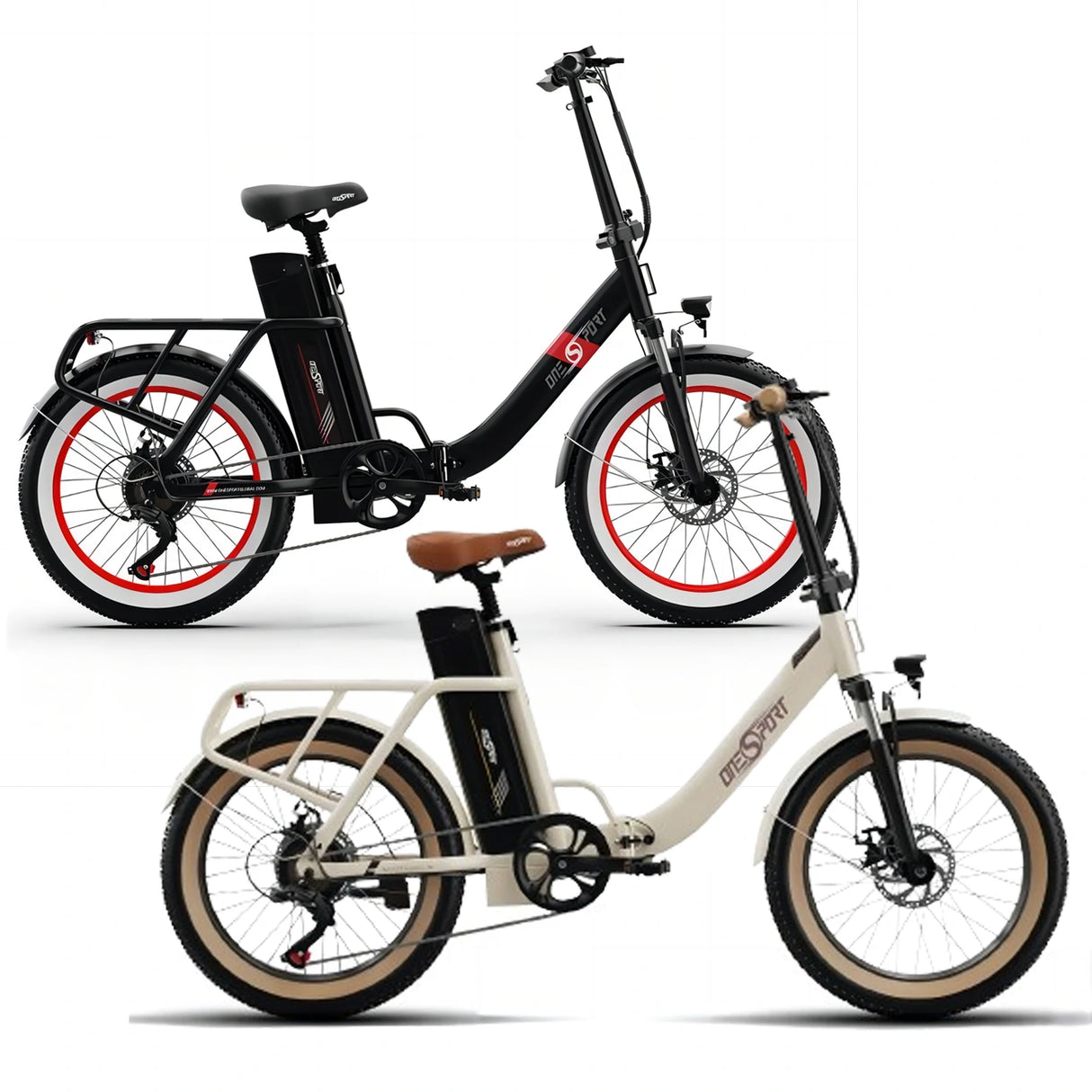 ONESPORT OT16-2 Vélo électrique à enjambement bas Combo