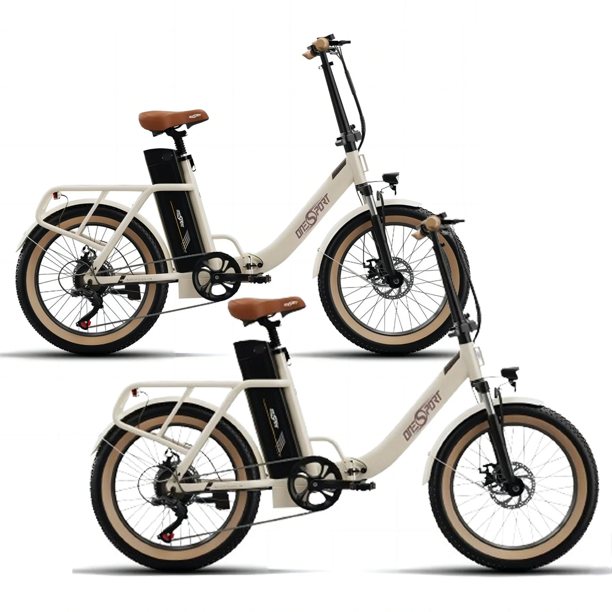 ONESPORT OT16-2 Vélo électrique à enjambement bas Combo