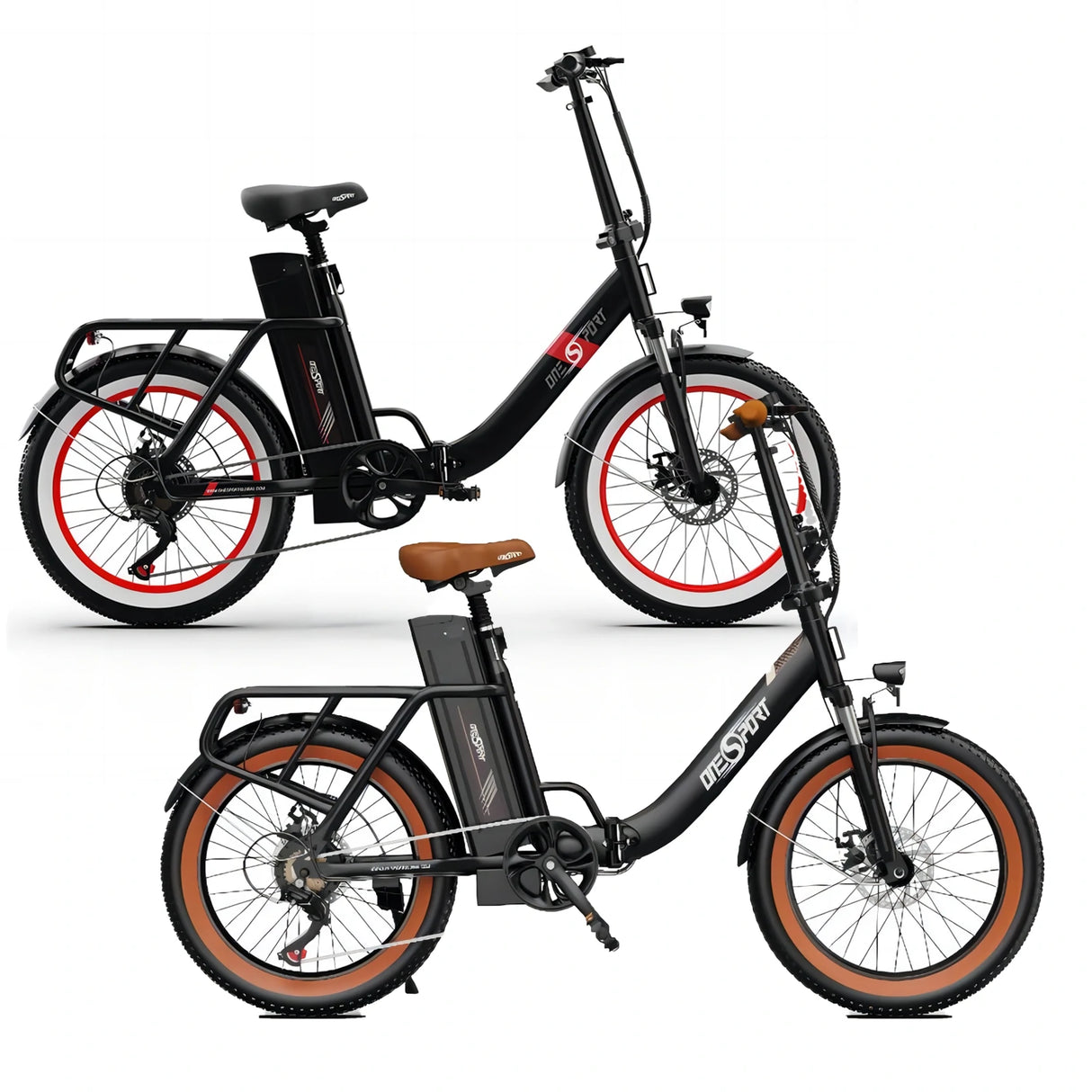 ONESPORT OT16-2 Vélo électrique à enjambement bas Combo