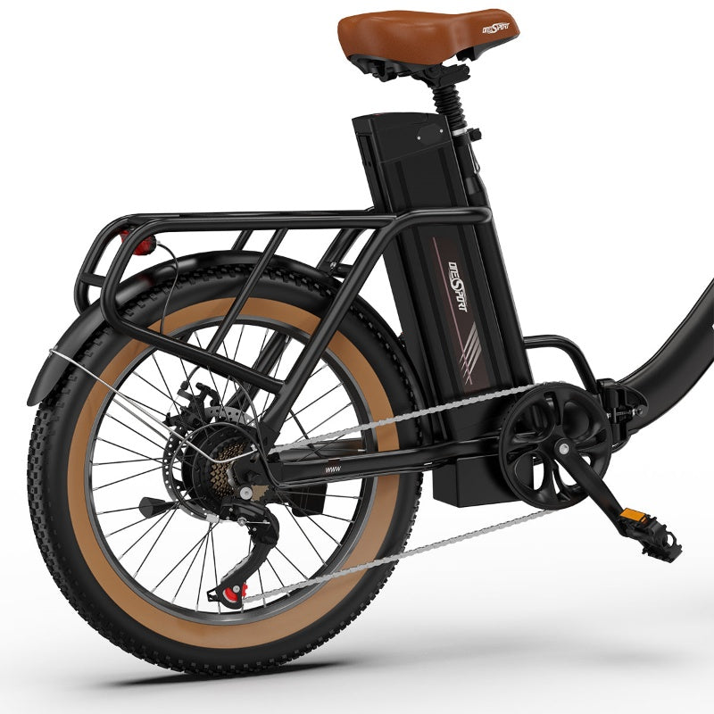OneSport OT16-2 folding commuter ebike transmission system