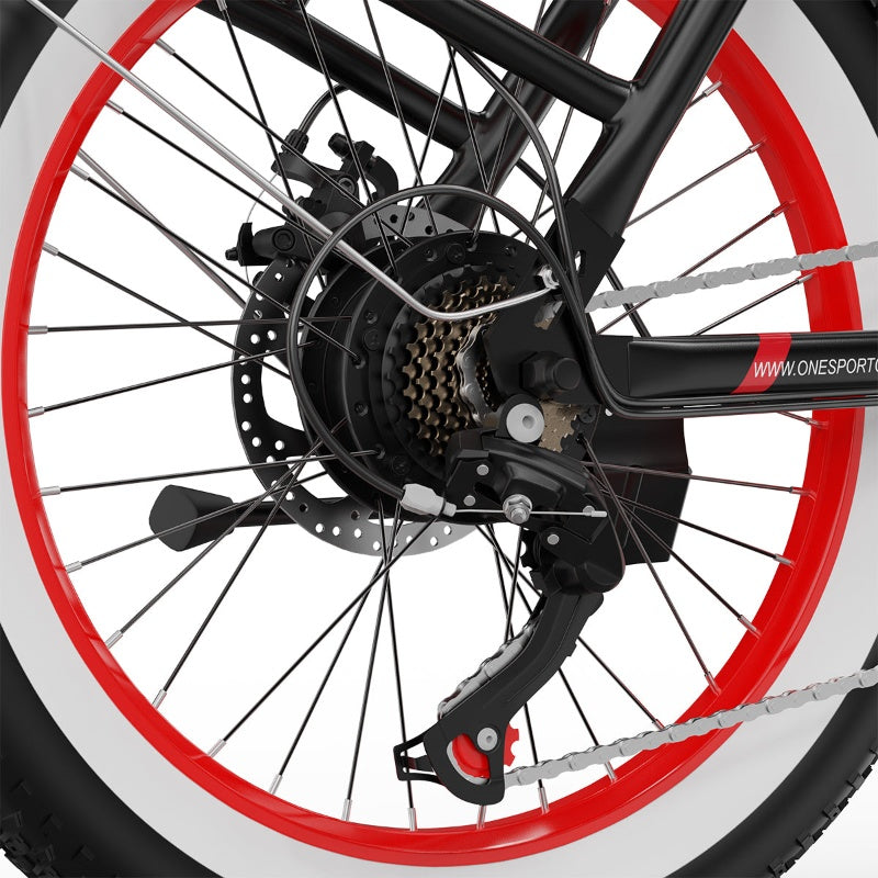 Frein à disque arrière pour vélo électrique de banlieue pliable OneSport OT16-2
