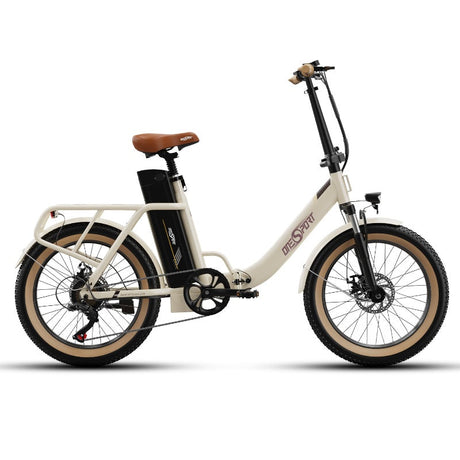 Vélo électrique pliable OneSport OT16-2 blanc