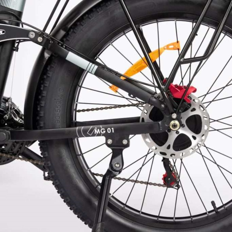 Bicicleta eléctrica plegable RIDSTAR H26 Pro de 26 pulgadas, motor de 1500 W, batería de 48 V y 23 Ah