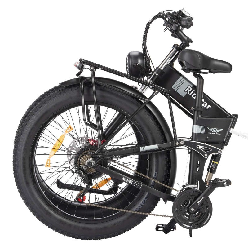 Bicicleta eléctrica plegable RIDSTAR H26 Pro de 26 pulgadas, motor de 1500 W, batería de 48 V y 23 Ah