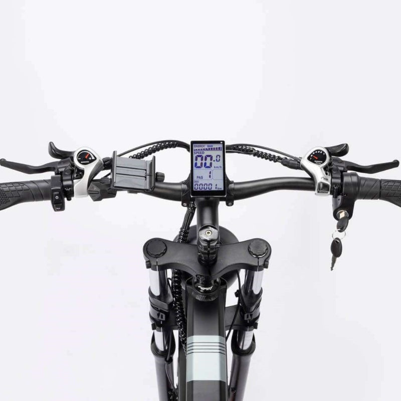 Bicicleta eléctrica plegable RIDSTAR H26 Pro de 26 pulgadas, motor de 1500 W, batería de 48 V y 23 Ah