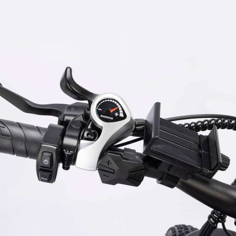 Bicicleta eléctrica plegable RIDSTAR H26 Pro de 26 pulgadas, motor de 1500 W, batería de 48 V y 23 Ah