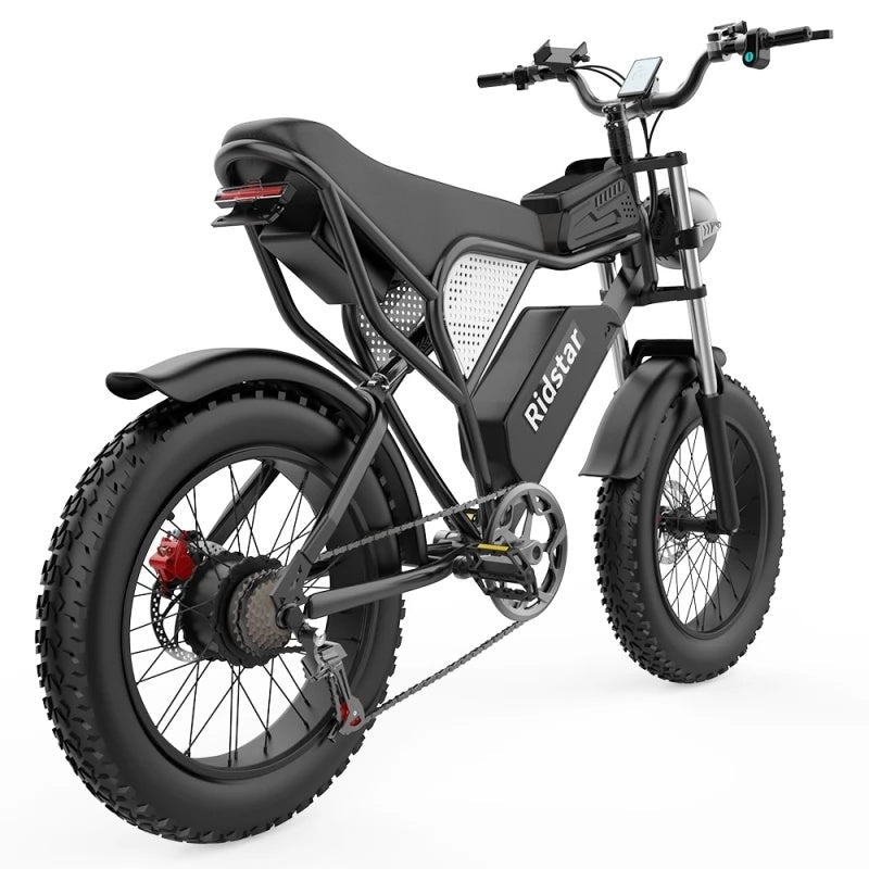 Ridstar-Q20-Fat-Tires-Vélo-électrique-1000W-Moteur-48V-20Ah-Batterie-noir