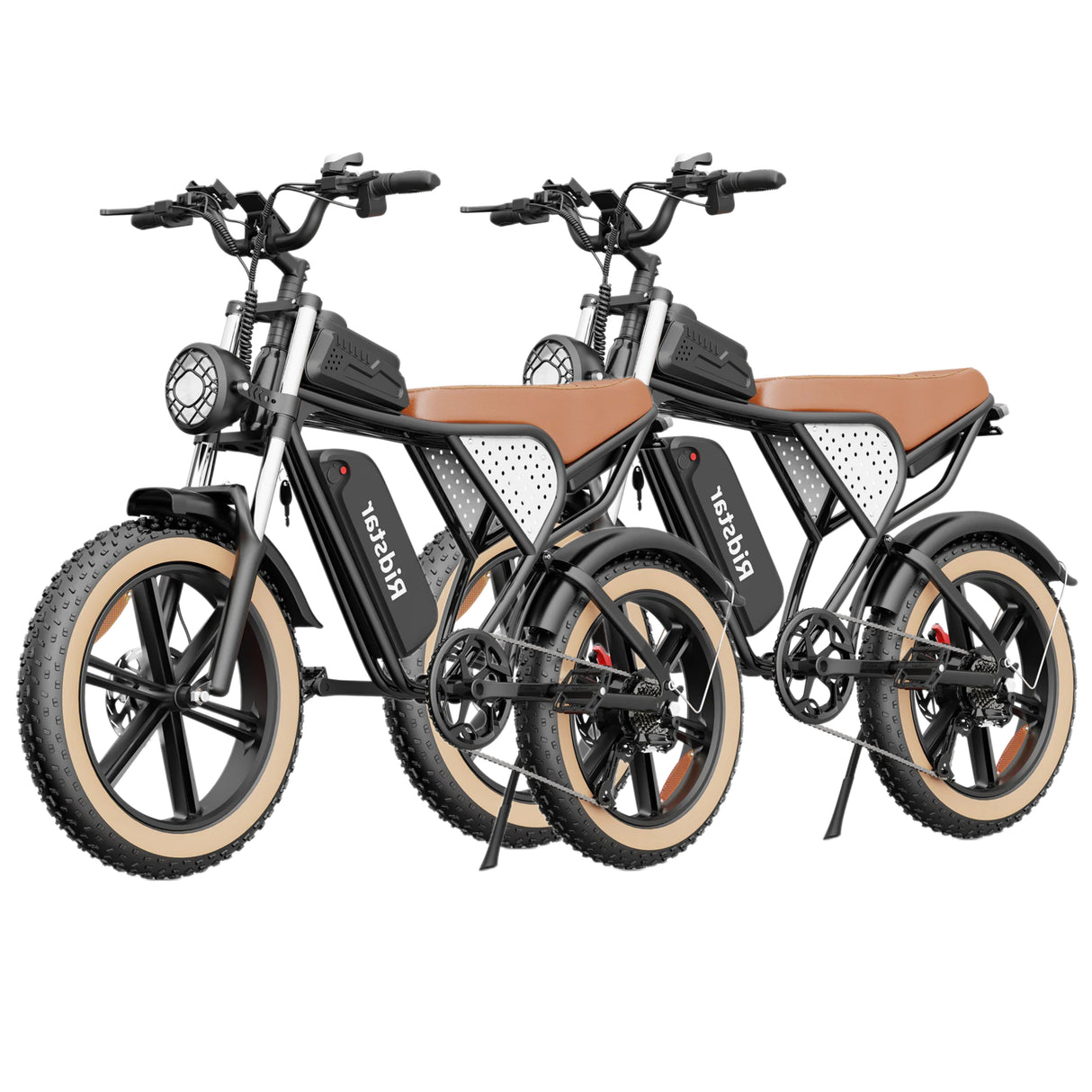 Bicicleta eléctrica combinada con neumáticos anchos RIDSTAR Q20