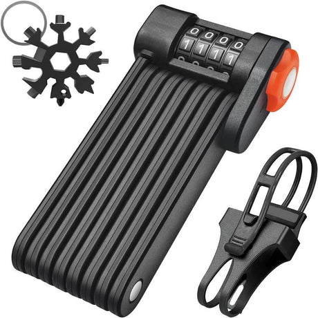 SHENGMILO Antivol pliable avec support pour vélos électriques