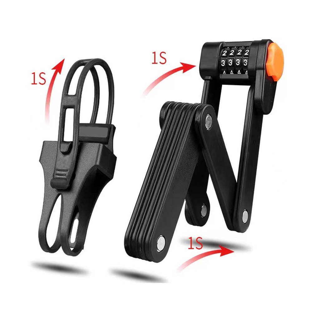 SHENGMILO Antivol pliable avec support pour vélos électriques