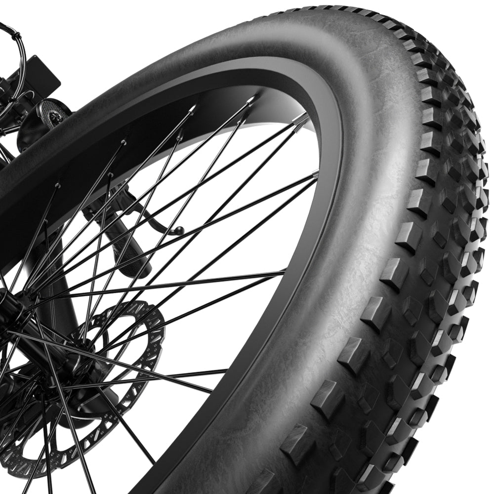 SHENGMILO MX05 26" Fat Tire VTT électrique 1000W Moteur 48V 17,5Ah Batterie