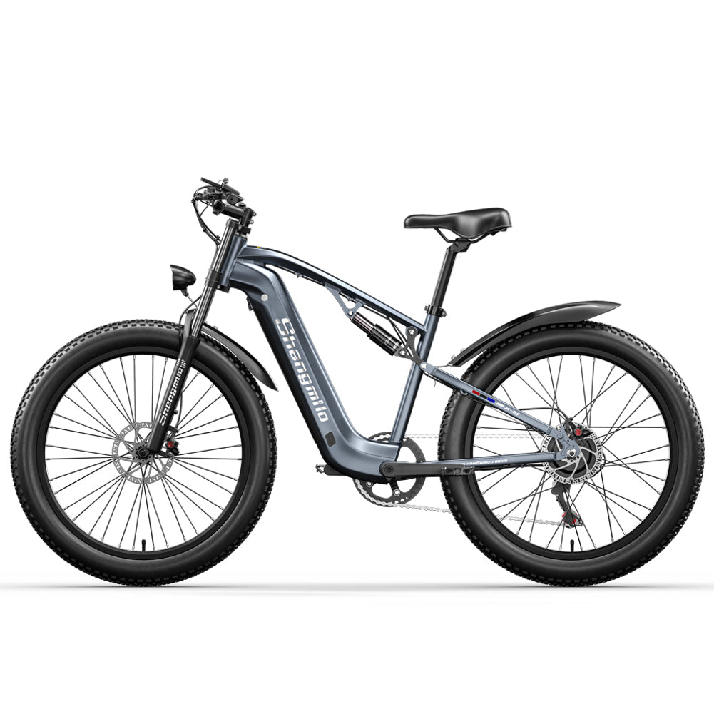 SHENGMILO MX05 26" Fat Tire VTT électrique 1000W Moteur 48V 17,5Ah Batterie
