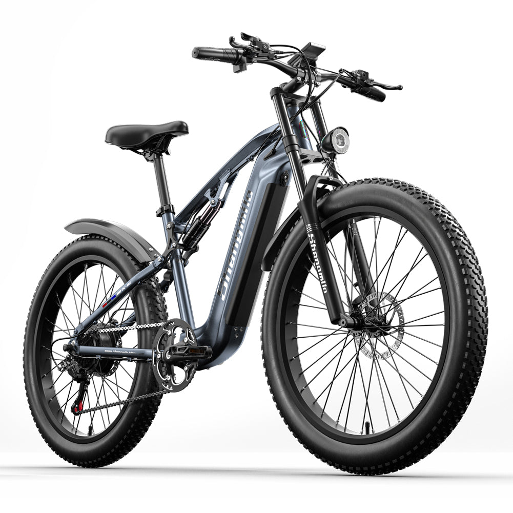 SHENGMILO MX05 26" Fat Tire VTT électrique 1000W Moteur 48V 17,5Ah Batterie