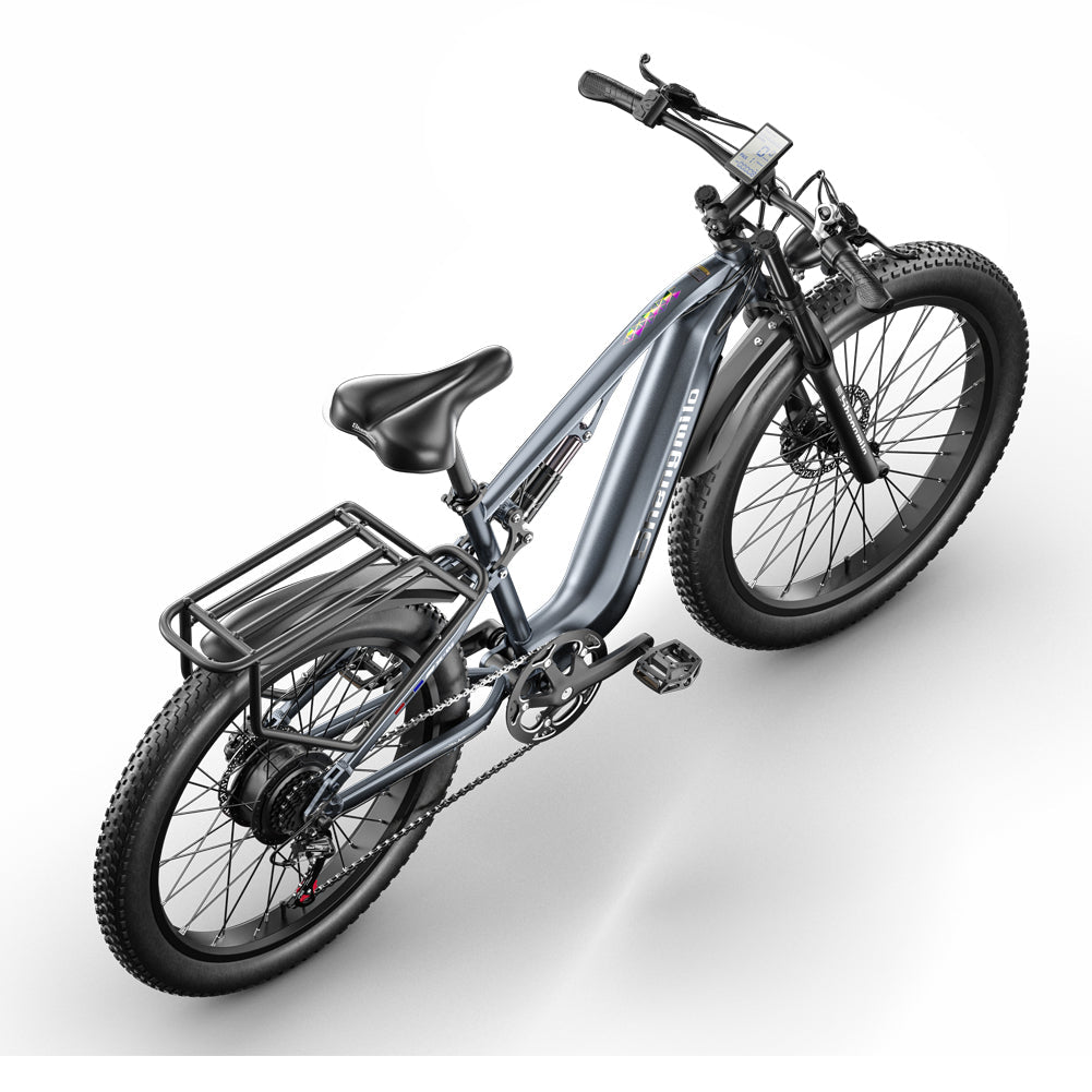 SHENGMILO MX05 26" Fat Tire VTT électrique 1000W Moteur 48V 17,5Ah Batterie