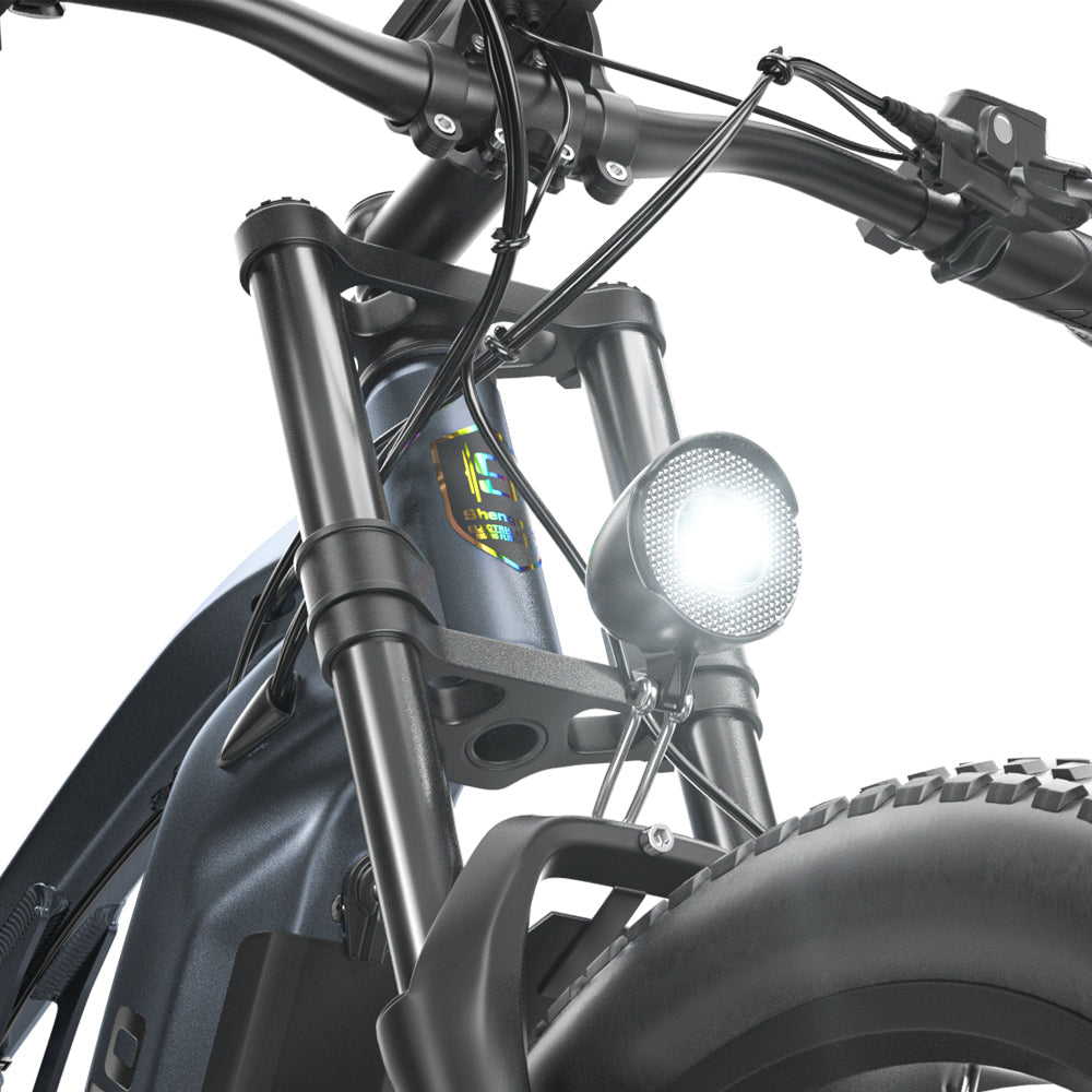 SHENGMILO MX05 26" Fat Tire VTT électrique 1000W Moteur 48V 17,5Ah Batterie