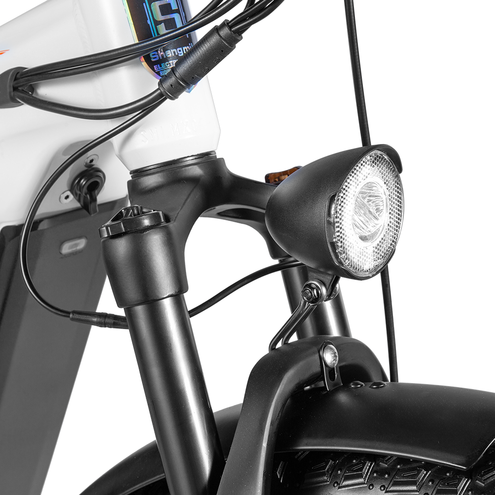 SHENGMILO MX06 26" Vélo électrique tout-terrain 500W Moteur 48V 17,5Ah Batterie
