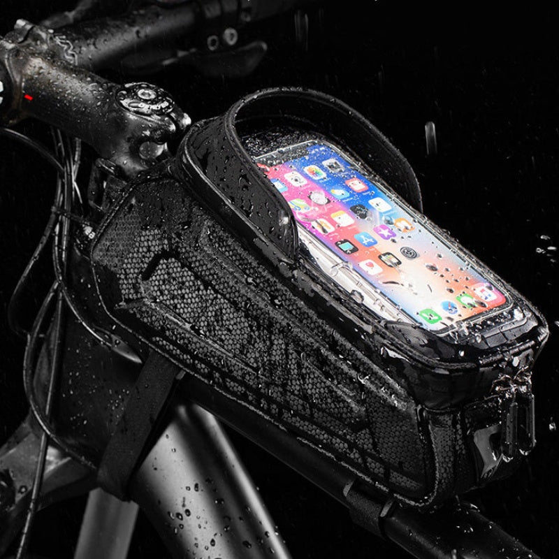 SHENGMILO Sacoche de téléphone étanche pour vélo