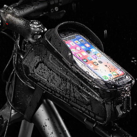 SHENGMILO Sacoche de téléphone étanche pour vélo